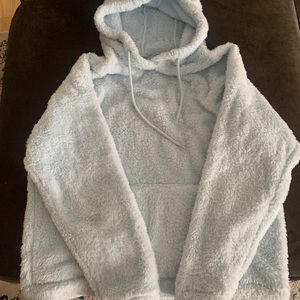 Light blue fleece